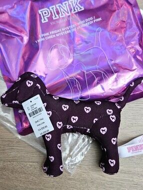 PINK DOG Pink Friday Pup Pink & Maroon Doggy NEW